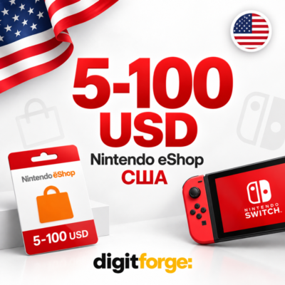5-100 USD - Nintendo eShop США | АВТО 24/7