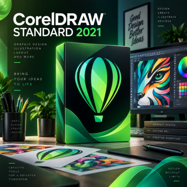 CorelDRAW Standard 2021 Ключ — 1 Устройство Постоянная Активация — Global