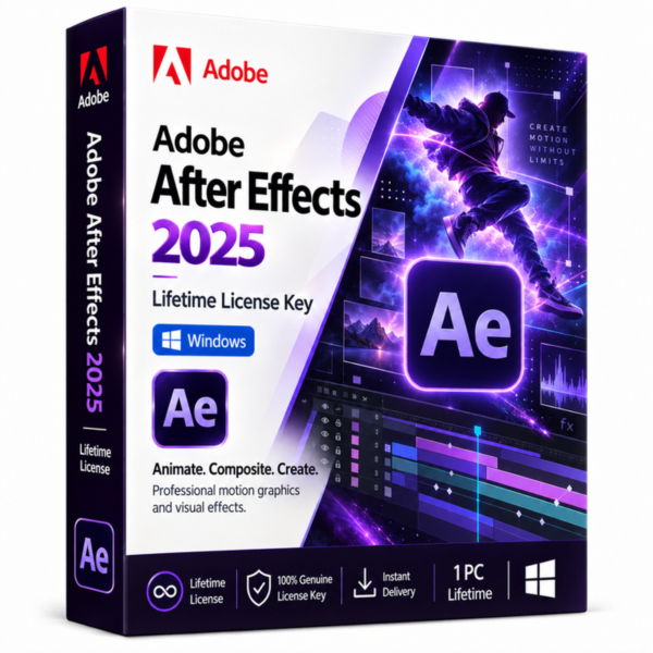 Adobe After Effects 2025 Бессрочная лицензия | Windows PC