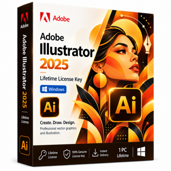 Adobe Illustrator 2025 | Глобальная лицензия | Windows | Мгновенная доставка