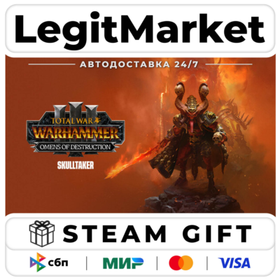 DLC Total War: WARHAMMER III - Skulltaker – Omens of Destruction / Steam АВТО / МИР