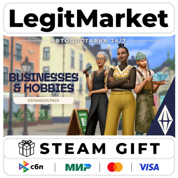 DLC The Sims 4 Businesses & Hobbies Expansion Pack / Steam АВТО / РУ + МИР