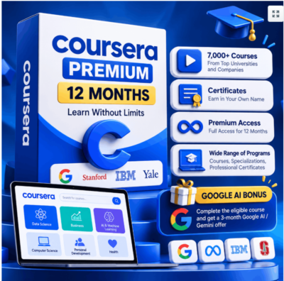 Coursera Premium 12 месяцев | Сертификаты | Готовый аккаунт