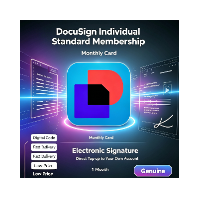 Стандартная индивидуальная подписка DocuSign | Ежемесячная карта | Электронная подпис