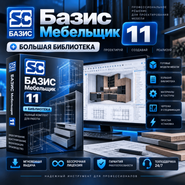 Базис Мебельщик 11 + Библиотека