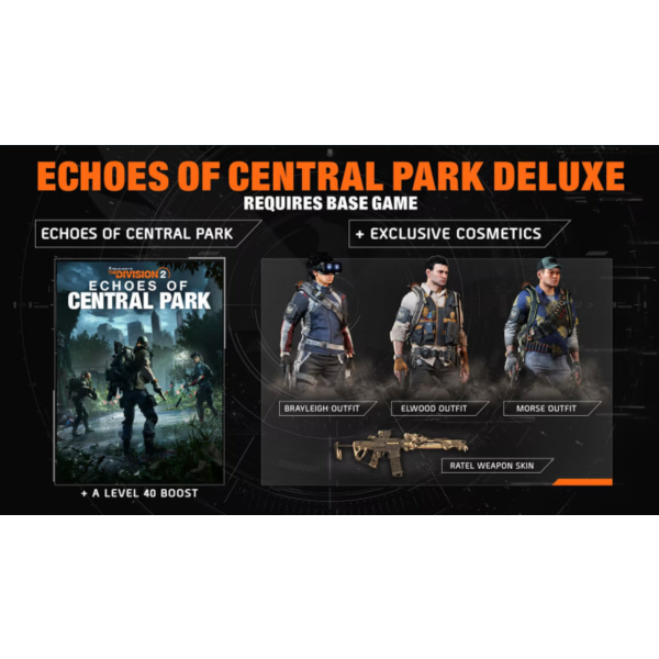 Дополнение «Эхо Центрального парка» издание Deluxe Tom Clancy’s The Division 2 steam