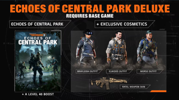 Дополнение «Эхо Центрального парка» издание Deluxe  Tom Clancy's The Division 2 steam