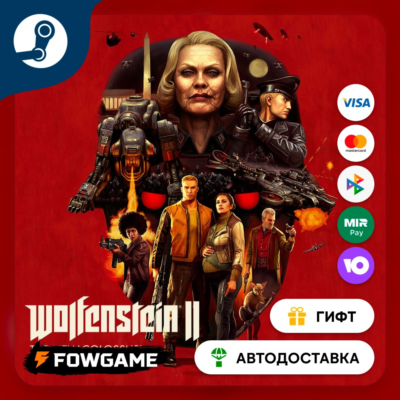 🟡 Wolfenstein II: The New Coloss… Digital Deluxe 🎁 STEAM GIFT 🚀 Выбор региона