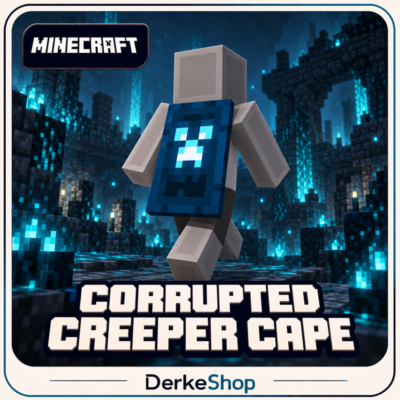 Minecraft DUNGEONS II Corrupted Creeper Cape | Твич Дропс