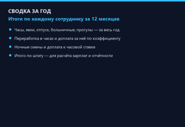 Табель и график учёта рабочего времени 2026 PRO: смены, часы, переработки — Excel