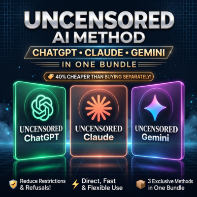 UNCENSORED AI METHODS CHATGPT CLAUDE GEMINI