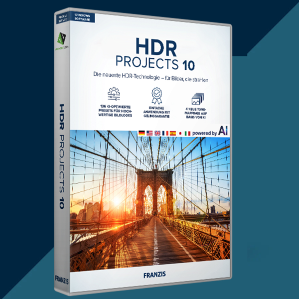 Ключ для Franzis HDR projects 10 (бессрочная лицензия / 1 ПК)