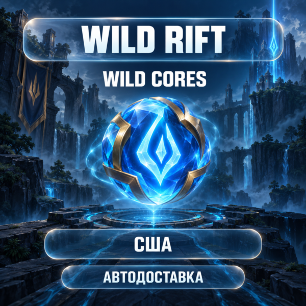 League of Legends: Wild Rift | Дикие ядра Wild Cores | Код пополнения | США
