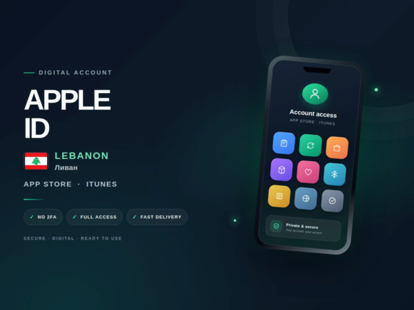 🇱🇧 Apple ID Ливан | App Store iTunes | Без 2FA | Полный доступ | Быстрая выдача 🔐