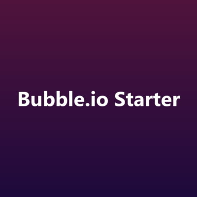Bubble.io Starter 1 месяц Подписка на ваш аккаунт
