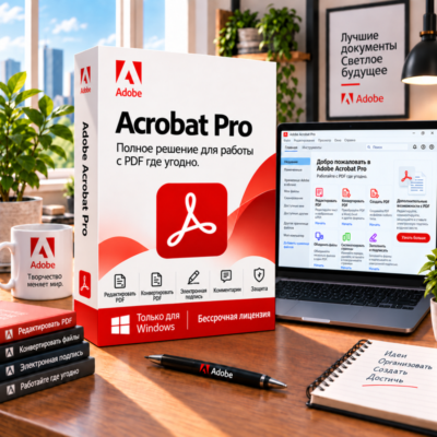 Adobe Acrobat Pro навсегда | PDF-редактор, OCR и конвертер | ⚡ МГНОВЕННАЯ ДОСТАВКА