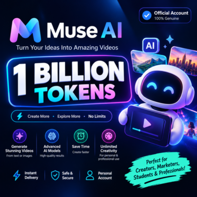 Приватный аккаунт Muse AI | 1 миллиард токенов | Мгновенная доставка