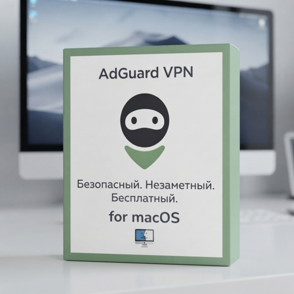 AdGuard VPN для MacOS. Безопасный. Незаметный. Бесплатный.