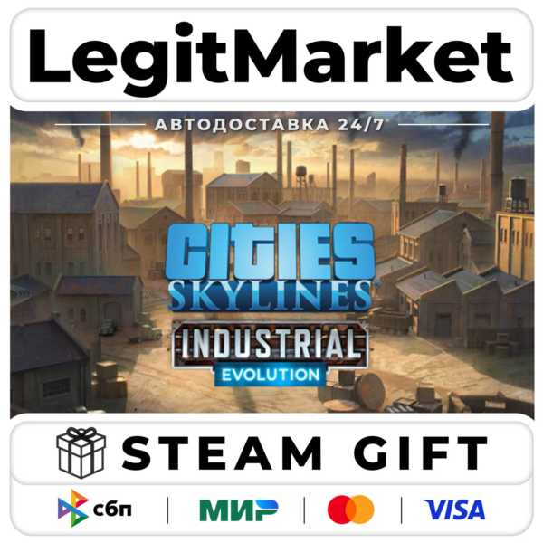 DLC Cities: Skylines - Content Creator Pack: Industrial Evolu / Steam АВТО / РУ + МИР