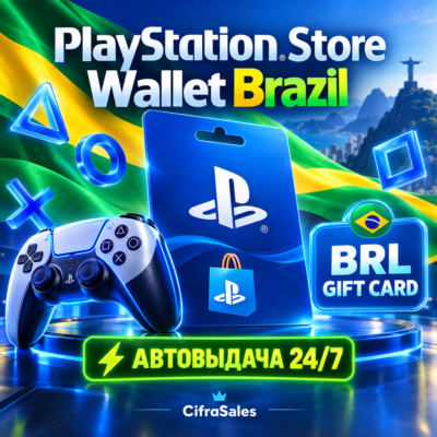PlayStation Store Wallet Brazil — BRL GIFT CARD | код | Автовыдача 24/7