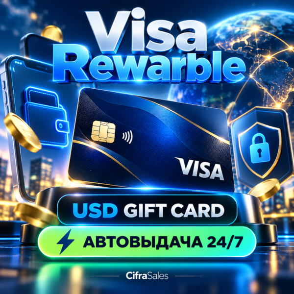Visa Rewarble — USD GIFT CARD | код | Автовыдача 24/7