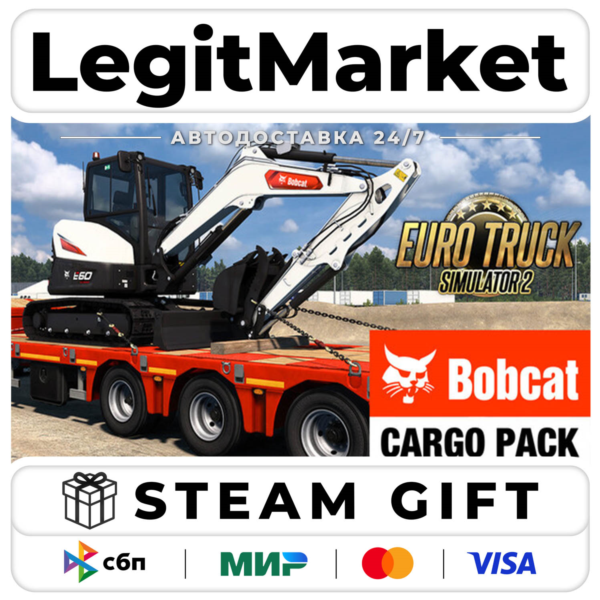 DLC Euro Truck Simulator 2 - Bobcat Cargo Pack / Steam АВТО / РУ + МИР