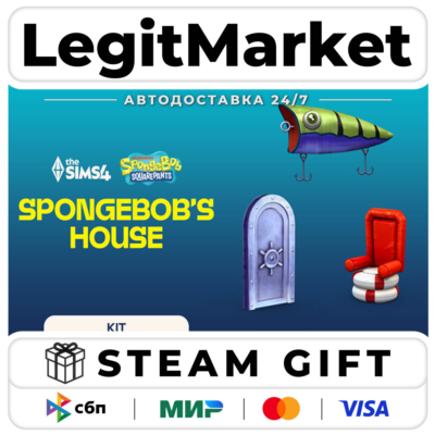 DLC The Sims 4 SpongeBob's House Kit / Steam АВТО / РУ + МИР