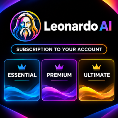 LEONARDO AI | ПОДПИСКА НА ВАШ АККАУНТ | БЫСТРАЯ АКТИВАЦИЯ ⚡