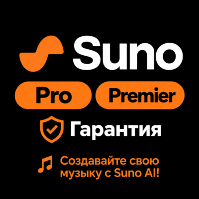 SUNO AI PRO | PREMIER | БЫСТРОЕ ПОДКЛЮЧЕНИЕ ПОДПИСКИ | ПОЛНАЯ ГАРАНТИЯ ✅