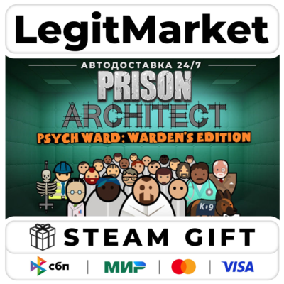 DLC Prison Architect - Psych Ward: Warden's Edition / Steam АВТО / РУ + МИР
