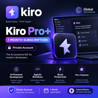 Подписка Kiro Pro+ на 1 месяц — личный аккаунт (глобальный)