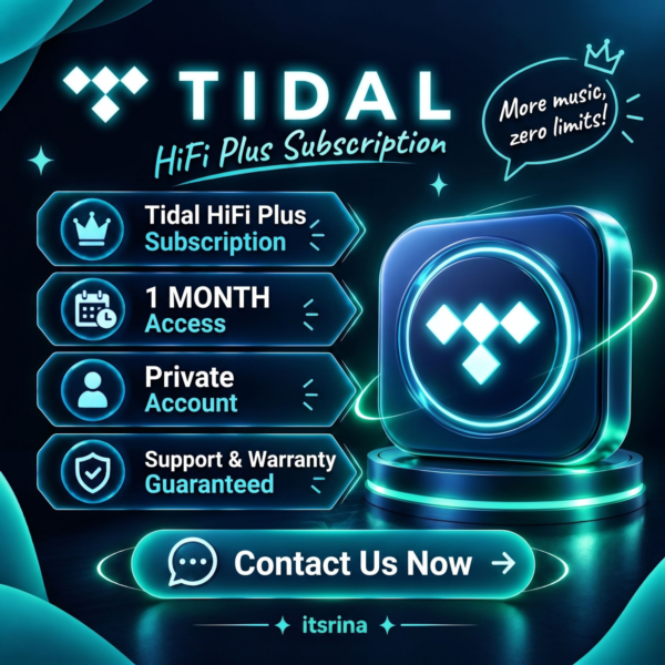 TIDAL HIFI Plus — 1 МЕСЯЦ | ЛИЧНЫЙ АККАУНТ [АВТОДОСТАВКА]