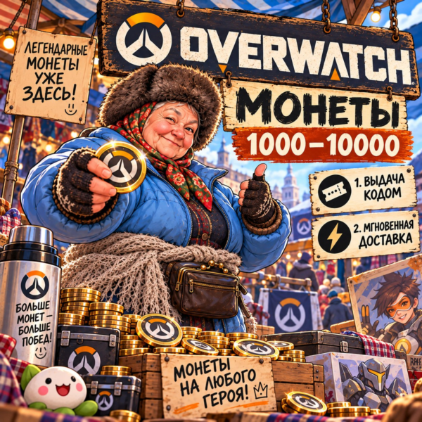 Overwatch 2 - коды 1000-10000 монет | Battle.net Coins