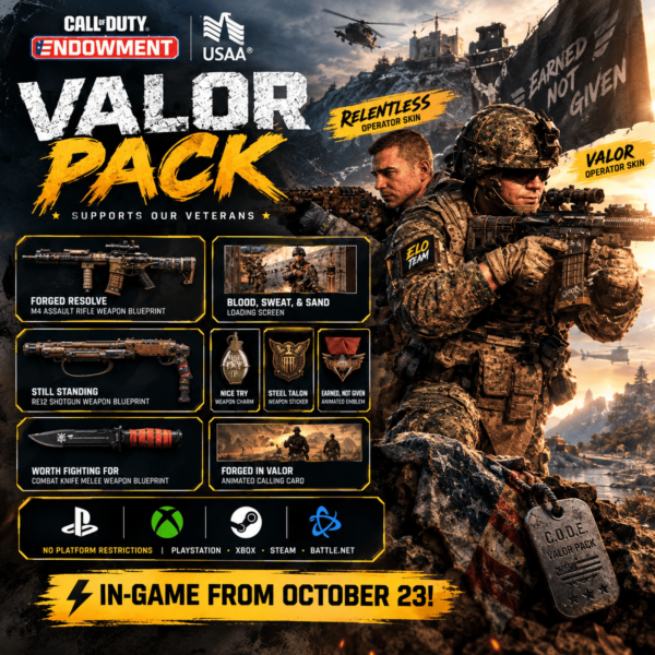 VALOR PACK CoD MODERN WARFARE 4
