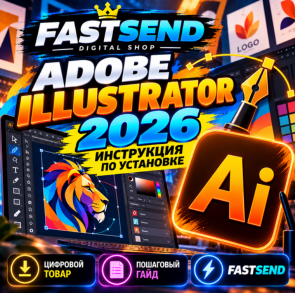 🎨 Adobe Illustrator 2026 | Инструкция по установке | FASTSEND