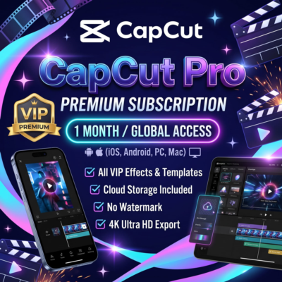 CapCut Pro Premium Подписка на 1 месяц Global