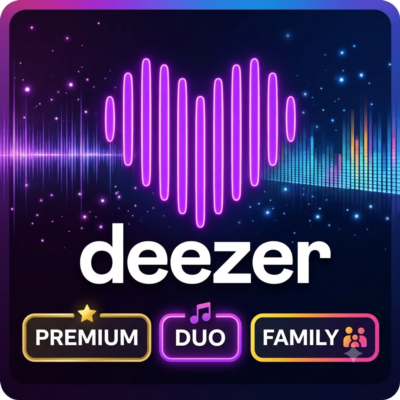 Deezer Premium | Duo | Family — 1–12 месяцев | Активация на вашем аккаунте