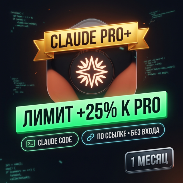 Claude AI 1 Месяц Инвайт Ссылка Лимитов на 25 Процентов Больше