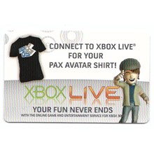 XBOX LIVE USA/EU - PAX Avatar (США только!)МУЖСКОЙ