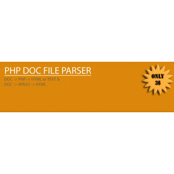 PHP DOC FILE PARSER
