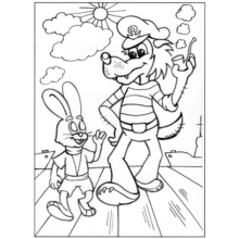 Well, wait a minute! Coloring. 39 pcs A4 sheet