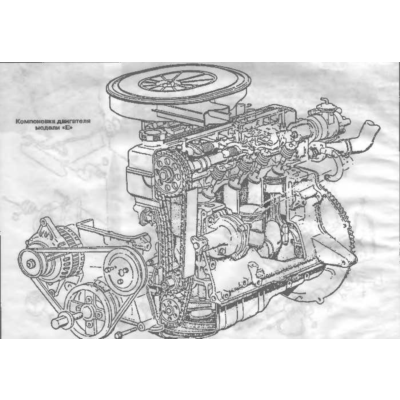 Руководство двигатель Е1, Е3, Е5, Mazda-323, 85-89 г.в
