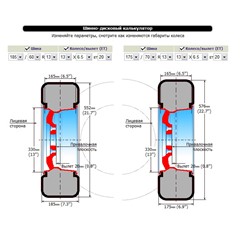 Скрипт шинно-дисковый калькулятор