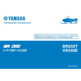 Инструкция по эксплуатации снегохода YAMAHA VK540E BR25