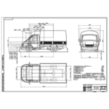 Чертеж Автомобиль ГАЗ-33021