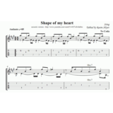 STING - Shape of my heart (ноты, табы, MIDI, текст)