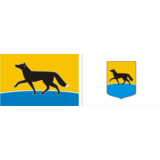 герб и флаг Сургут в векторе
