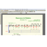 Ноты для гитары Debussy DANCEUSES DE DELPHES