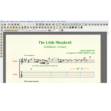 Ноты для гитары Debussy THE LITTLE SHEPHER