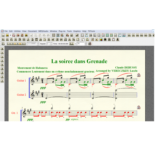 Ноты для гитары Debussy LA SOIREE DANS GRENADE